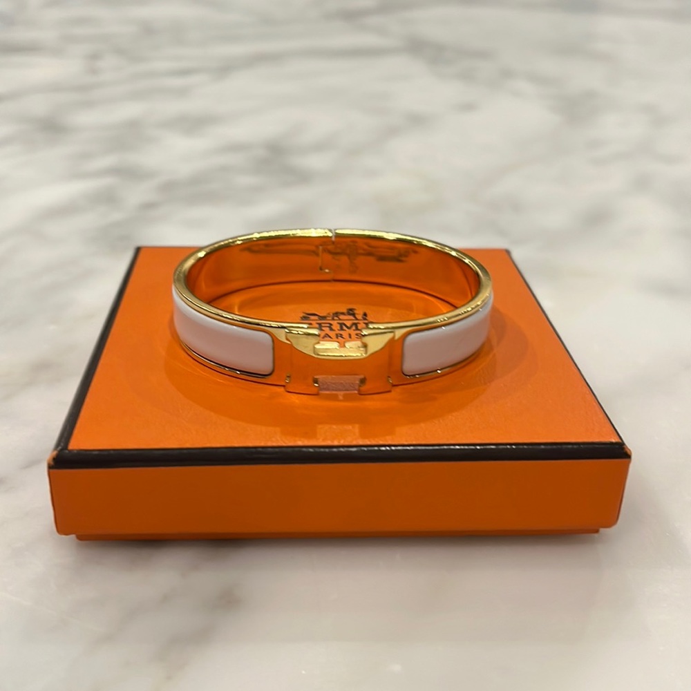 Authentic Hermes Clic Clac Bracelet